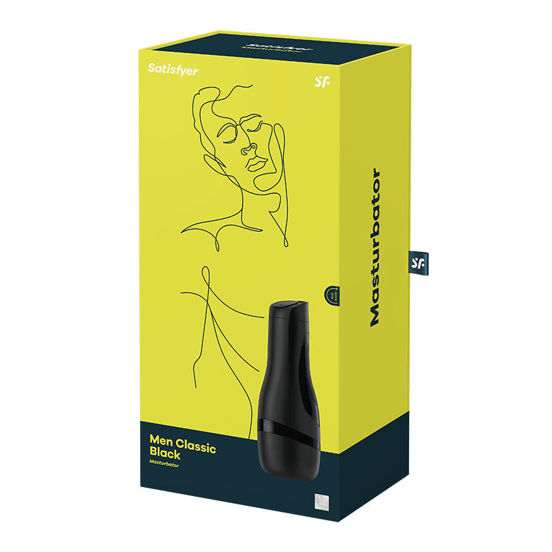 Satisfyer Men Classic - Black Stroker-SATMENCL-BLK