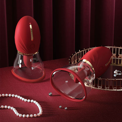 LuvPump Adoramor - Red USB Rechargeable Licking & Sucking Ladies Pump - SF-08-1-02