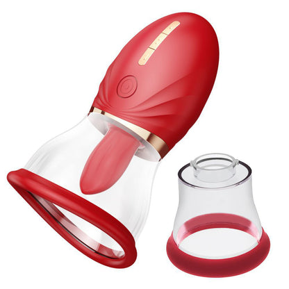LuvPump Adoramor - Red USB Rechargeable Licking & Sucking Ladies Pump - SF-08-1-02