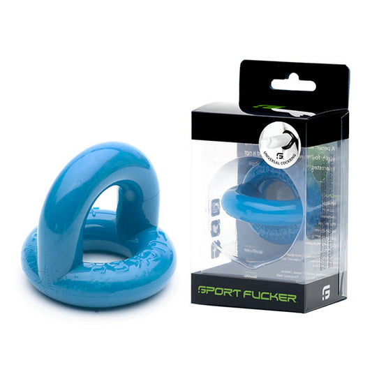 Sport Fucker Universal Cock Ring - Police Blue Cock & Balls Ring-SF10021