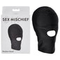 Sex & Mischief Shadow Hood - Black Hood with Opening