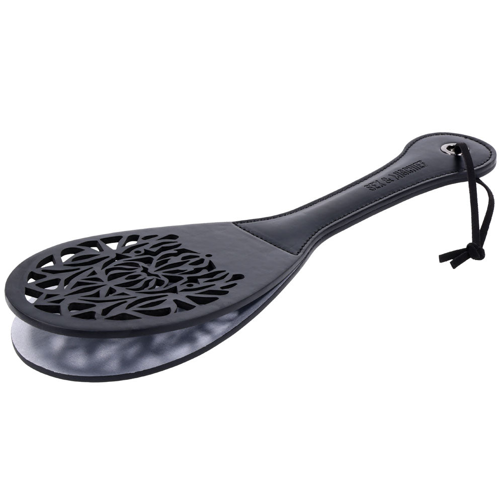 Sex & Mischief Lace Spanker - Black Spanking Paddle-SS10107