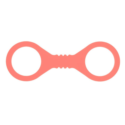 Sex & Mischief Peaches n CreaMe Small Silicone Cuffs - Peach Silicone Restraints-SS10201