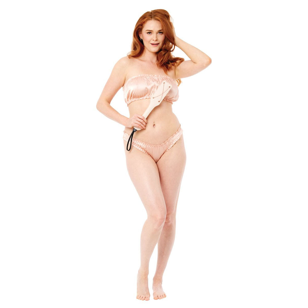 Sex & Mischief Peaches n CreaMe Chain Impressions Paddle - Peach Spanking Paddle-SS10209