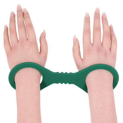 Sex & Mischief Indica Small Silicone Cuffs - Green Small Restraints-SS10219