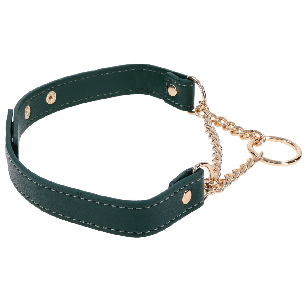 Sex & Mischief Indica Day Collar - Green/Gold Collar-SS10226