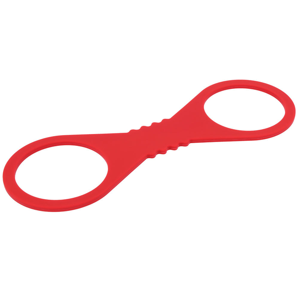 Sex & Mischief Amor Large Silicone Cuffs - Red Large Restraints-SS10230