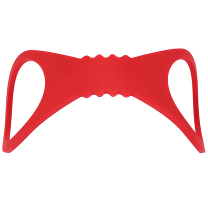 Sex & Mischief Amor Large Silicone Cuffs - Red Large Restraints-SS10230