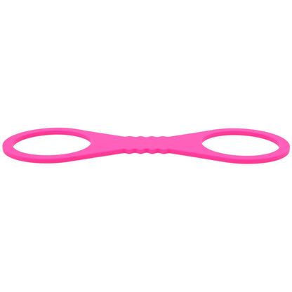 Sex & Mischief Large Hot Pink Silicone Cuffs - Hot Pink Large Restraints-SS10234