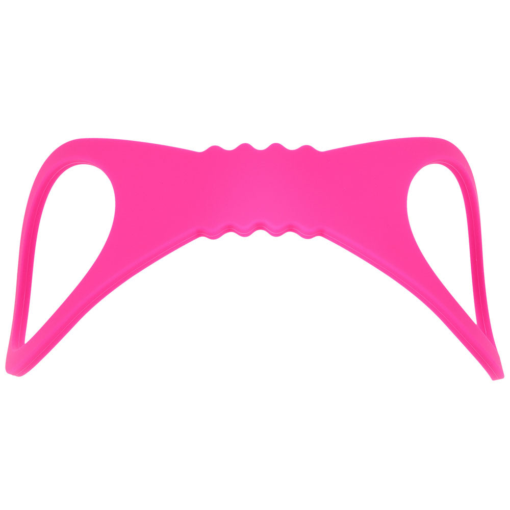 Sex & Mischief Large Hot Pink Silicone Cuffs - Hot Pink Large Restraints-SS10234