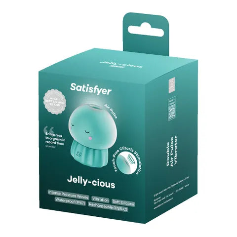 Satisfyer Jelly-cious - Green USB Rechargeable Air Pulse Stimulator