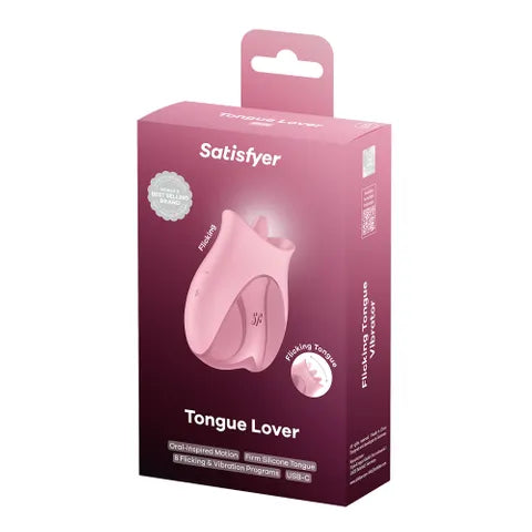 Satisfyer Tongue Lover - Pink USB Rechargeable Flicking Stimulator