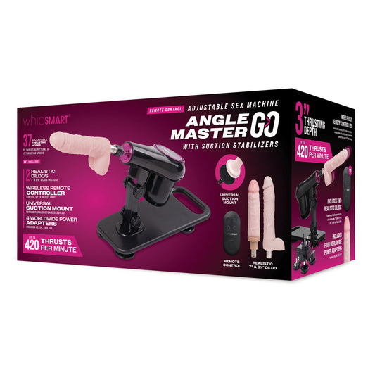 WhipSmart Angle Master Go - Mains Powered Adjustable Sex Machine - WS1074