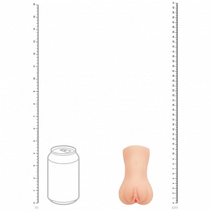 XKIN Pinup Girls - Misty Muffburner - Flesh 12 cm Vagina Stroker - XKN007FLE