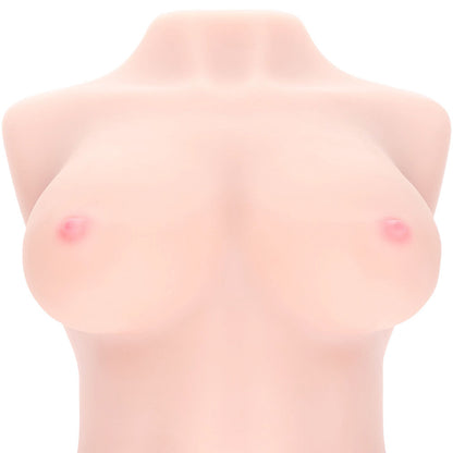 XKIN Bodyforms - Ava Monroe - Flesh Lifelike Torso Masturbator with Interchargeable Vagina Sleeves - XKN030FLE