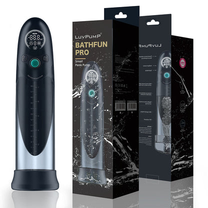 LuvPump Bathfun Pro - USB Rechargeable Waterproof Smart Automatic Penis Pump - ZD-50