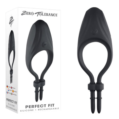 Zero Tolerance Perfect Fit - Black USB Rechargeable Vibrating Cock Ring