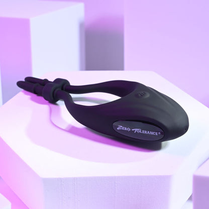 Zero Tolerance Perfect Fit - Black USB Rechargeable Vibrating Cock Ring