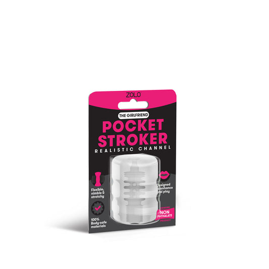 Zolo Girlfriend Pocket Stroker - Clear Mini Stroker-ZO-6003